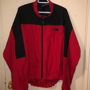 The North Face Red windbreaker